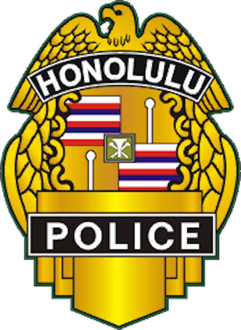 Honolulu Police Dept badge